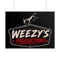 Weezy's Productions Poster — Bull Logo Rolled Wall Art