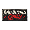 Bad Bitches Only Large Beach Towel