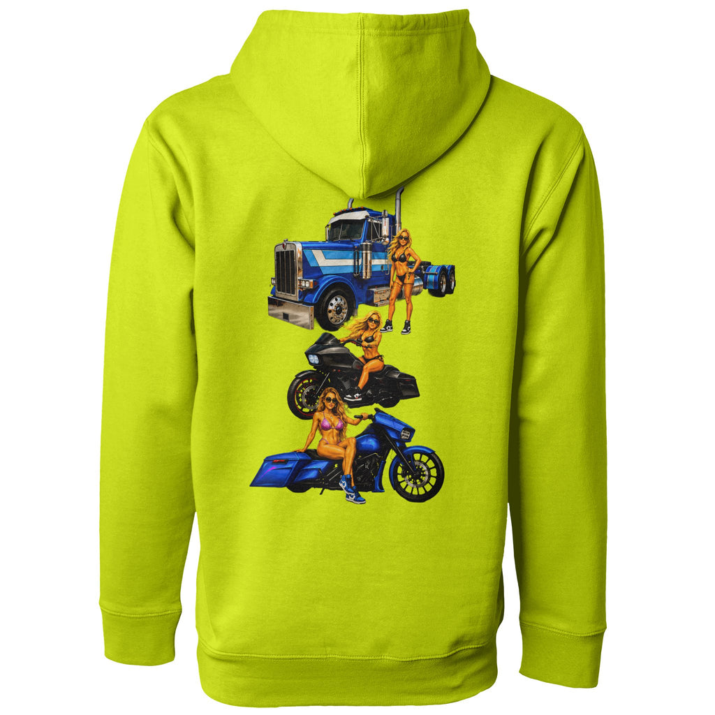 High Visibility Hooded Sweatshirt