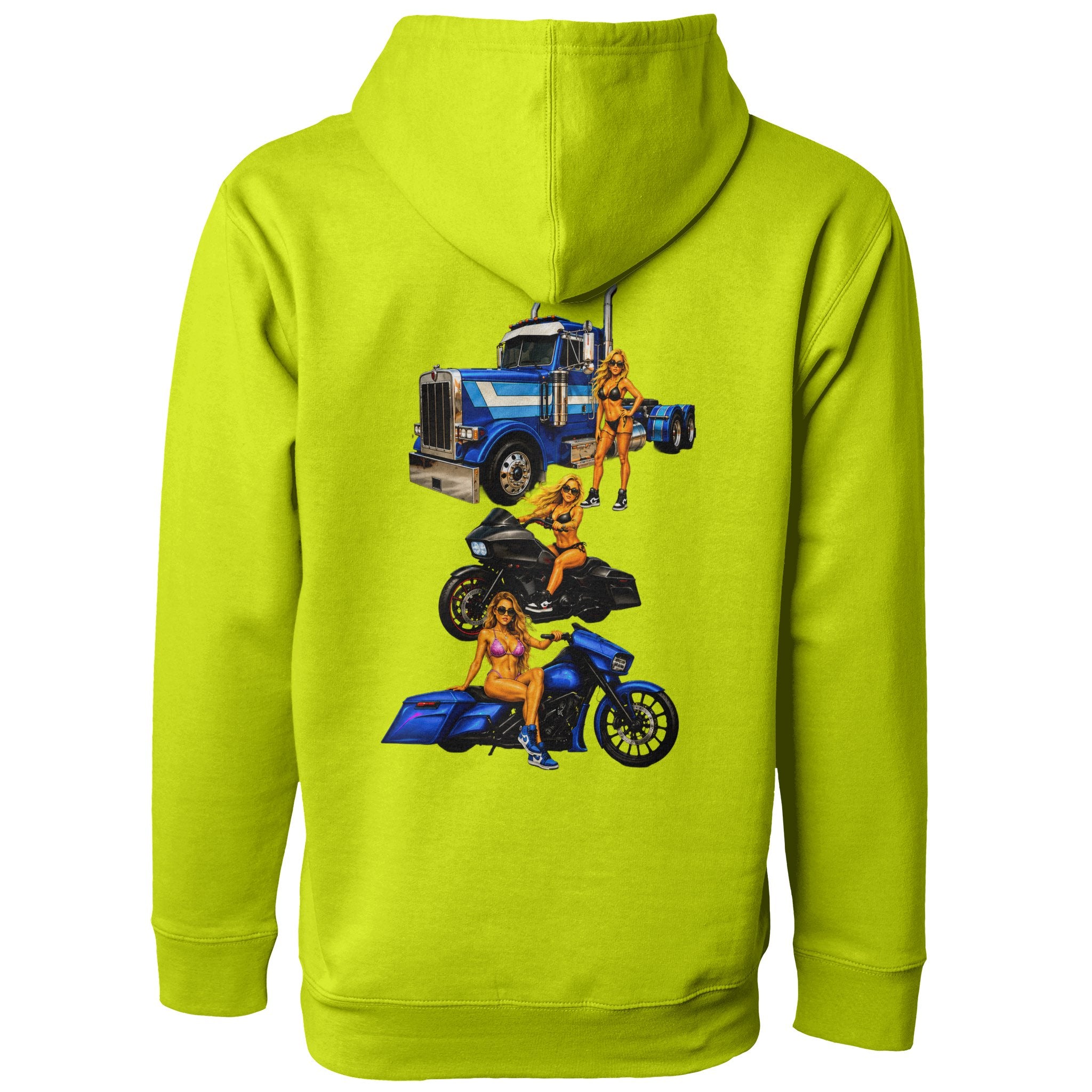High Visibility Hooded Sweatshirt
