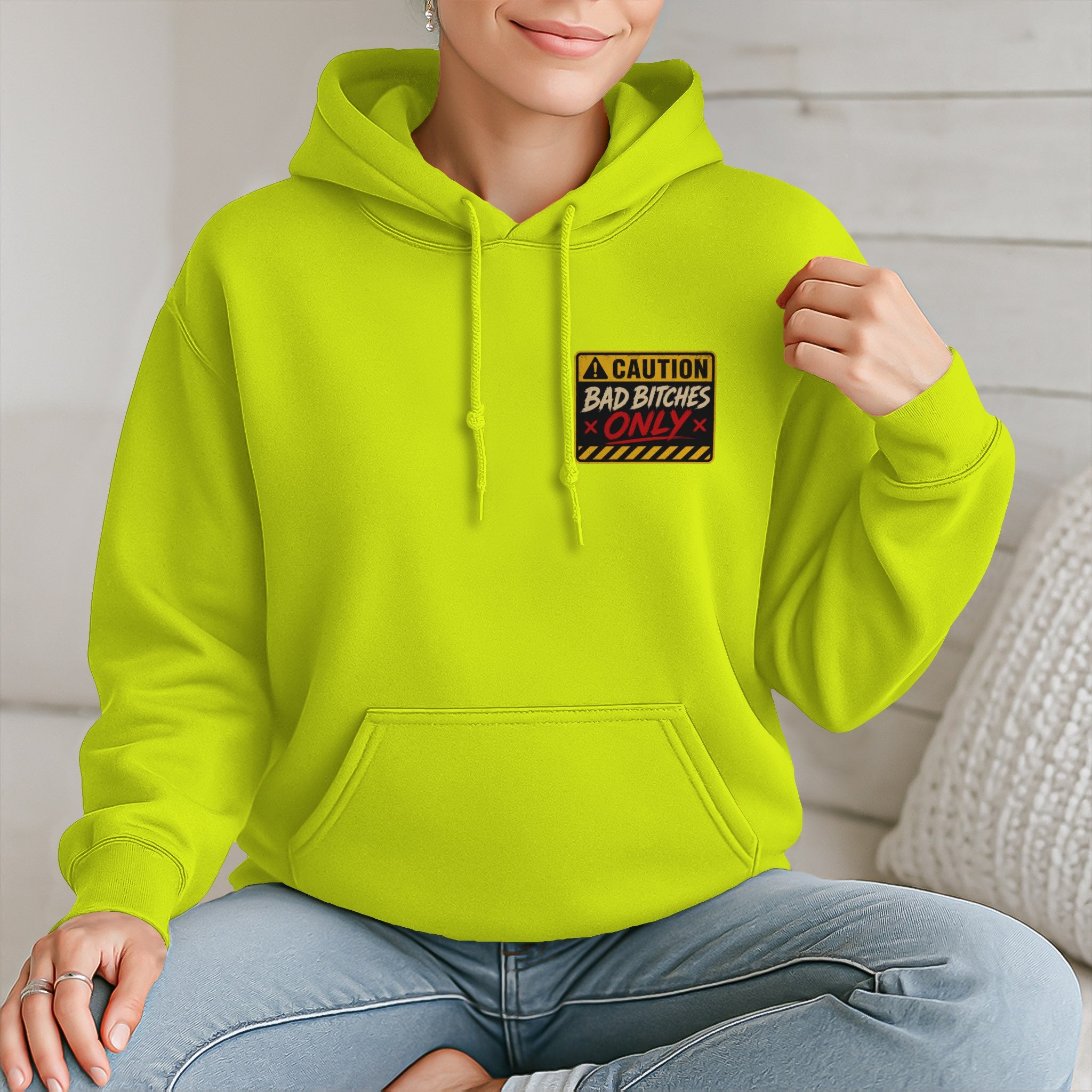 High Visibility Hooded Sweatshirt