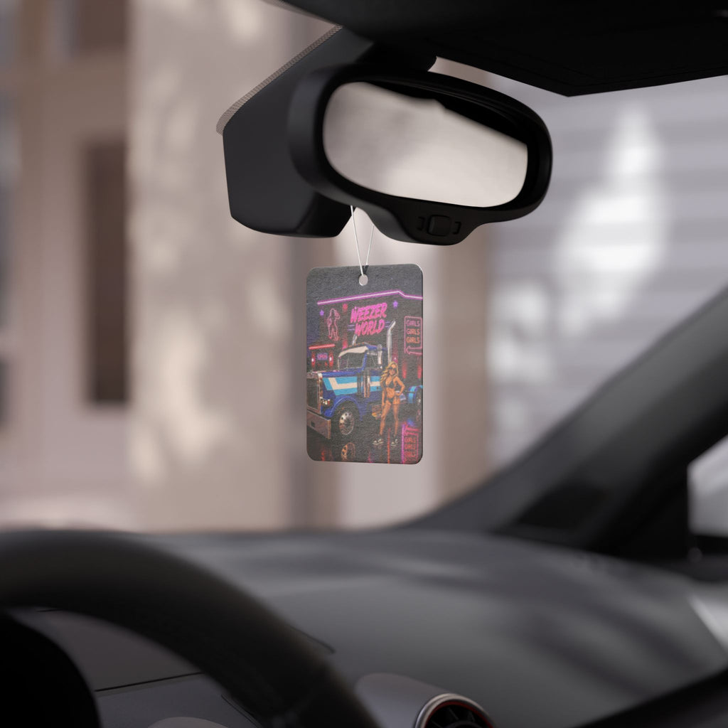 Air Freshener— Retro Neon Truck Scene (Bad Bitches Only)
