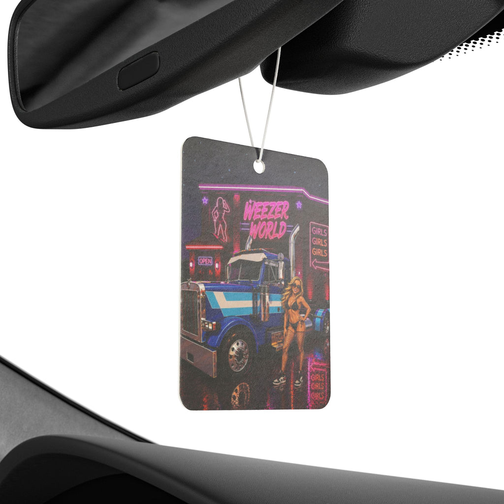 Air Freshener— Retro Neon Truck Scene (Bad Bitches Only)
